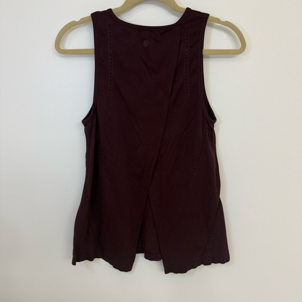 ATHLETA Foothill Tank Burgundy Women’s Size xsmall #180